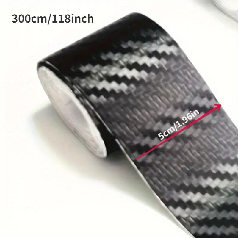 Car Window Decal Sticker, 3D Carbon Fiber Pattern Window Decal, Auto Wrap, Universal Car Exterior Decorative Sticker 1