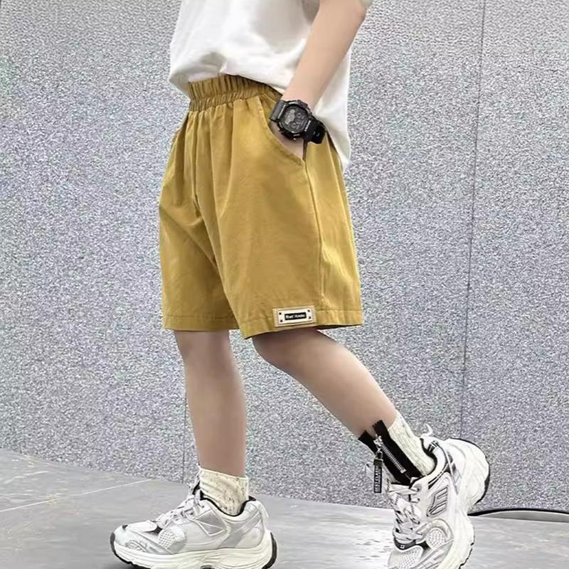 Product Introduction of 【COD】Children's And Boys' Shorts Cargo Pants And Work Pants OOTD Kids Bottom Plain Short For Kids Boy 2-9 Years Old Casual Cotton Shorts For Boys Vintage Hip-hop Korean Style 15