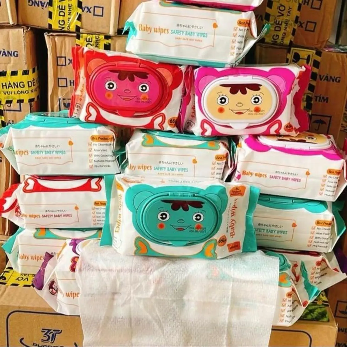 (Trợ giá) - COMBO 10 BỊCH KHĂN GIẤY ƯỚT BABY WEPES, 500gram Siêu to không mùi, không chứa cồn an toàn cho trẻ nhỏ ( cân nặng thực tế +-5%) hạn sử dụng xa - Uyên vũ shop Cho Bé Khăn Ướt