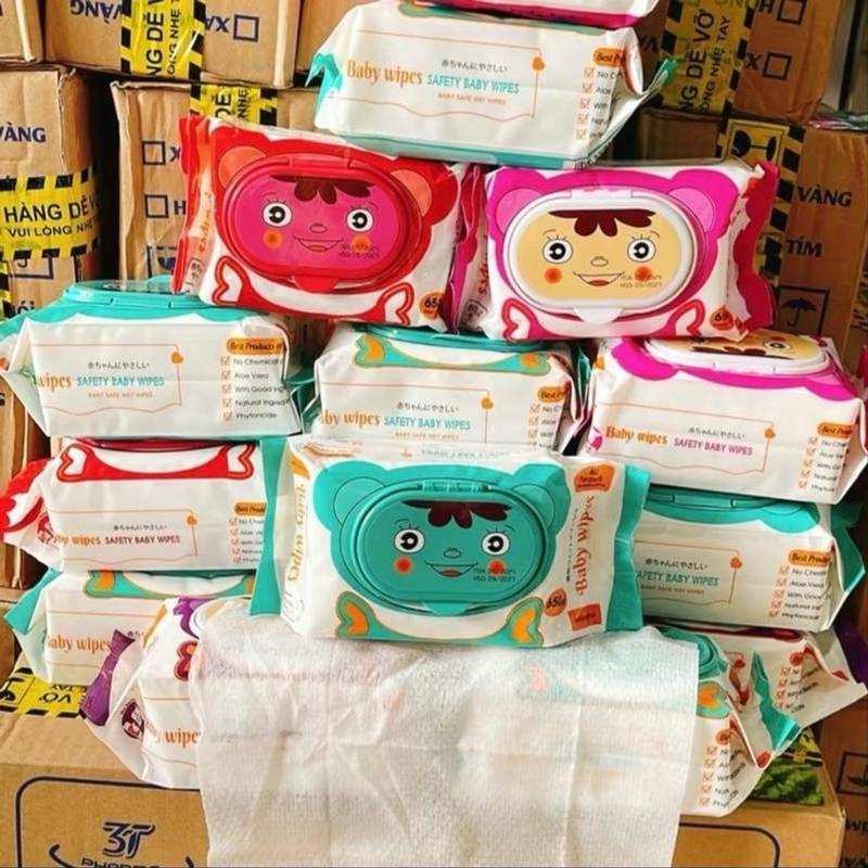 (Trợ giá) - COMBO 10 BỊCH KHĂN GIẤY ƯỚT BABY WEPES, 500gram Siêu to không mùi, không chứa cồn an toàn cho trẻ nhỏ ( cân nặng thực tế +-5%) hạn sử dụng xa - Uyên vũ shop Cho Bé Khăn Ướt