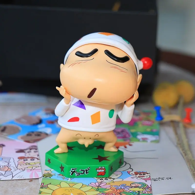 Bút Chì Màu Xiaoxin Gk, Phiên Bản Q Của Nohara Mới Trợ Giúp Đồ Ngủ, Mô Hình Vui Nhộn Mô Hình Làm Bằng Tay, Đồ Trang Trí Để Bàn, Quà Sinh Nhật 5