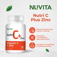 Gambar Nuvita Nutri C + Zinc - 30 Kaplet dari Natural Farm Kota Administrasi Jakarta Barat 2 Tokopedia