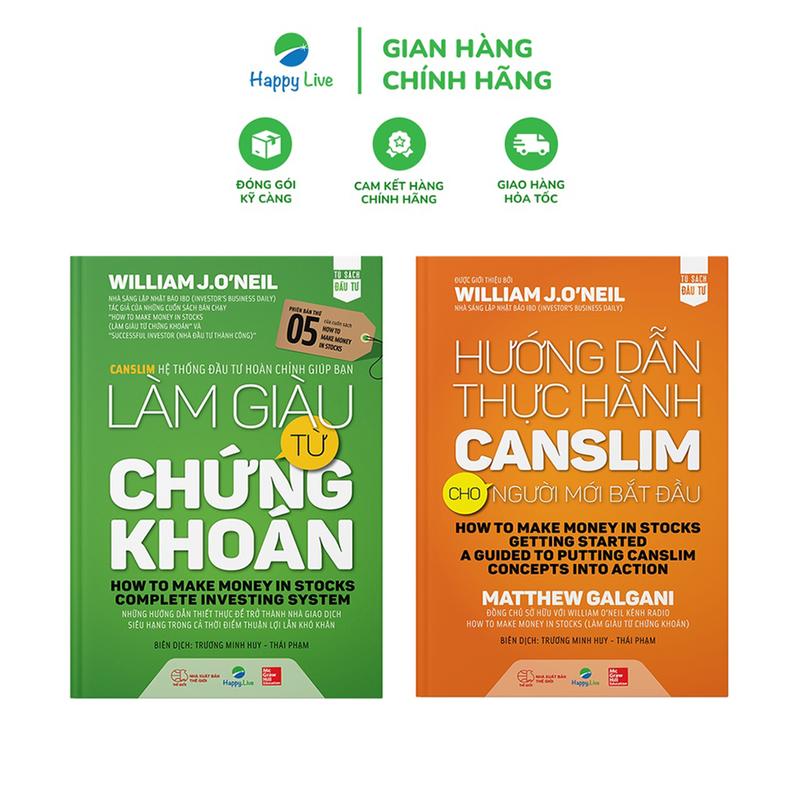 Bộ  - Sách Làm Giàu Từ Chứng Khoán - Nhà  HappyLive - Bìa Cứng