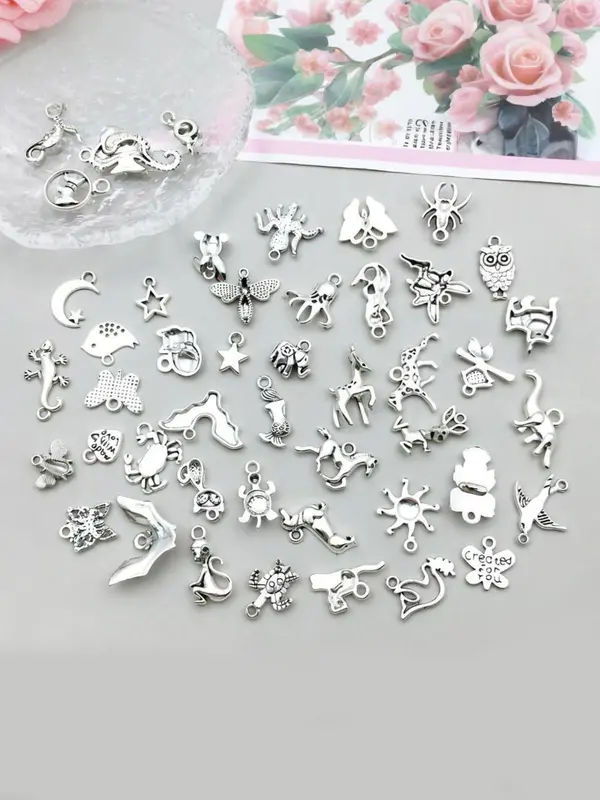 Animal Series Charms, Mixed Shaped Pendant, DIY Jewelry Making Supplies for Bracelet & Necklace, Fashion Accessories for Women & Girls 5