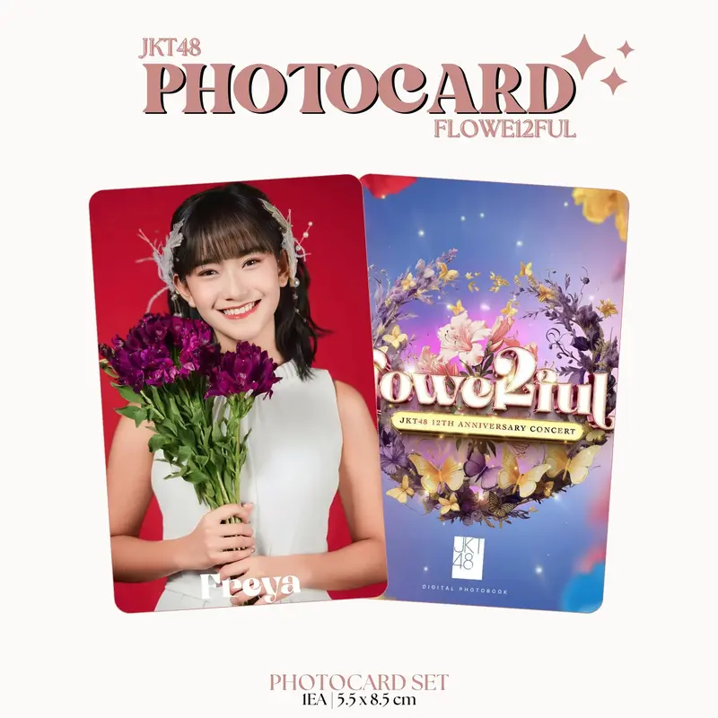 PHOTOCARD JKT48 FLOWE12FUL 2SISI (HARGA 1 PCS + LAMINASI 2 SISI) JPOP CARDS IDOL UNOFFICIAL ADEL ALYA AMANDA ANINDYA ASHEL CALLIE CATHY CHELSEA CHIKA CHIRSTY CYNTHIA DAISY DANELLA ELI ELIN ELLA FENI FIONY FLORA FREYA GENDIS GITA READY STOCK ! 0