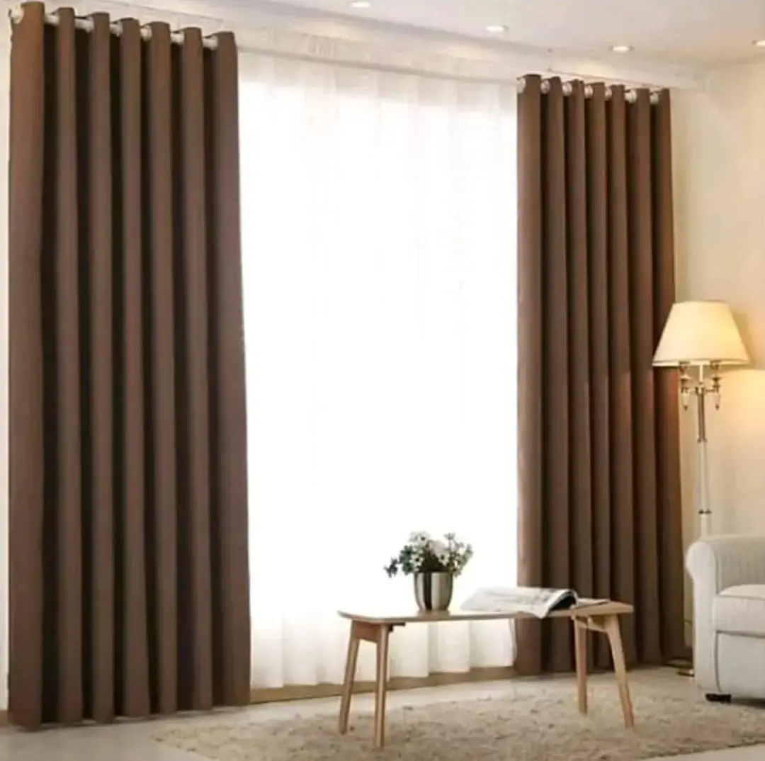 Gorden Jendela Minimalis Blackout Kain Hitam Hordeng Pintu Aesthetic Tirai Pembatas Ruang Tamu Gordyn Smokring warna pastel Tunisia