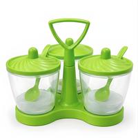 Gambar HAVIN Condiment Dish 3in1 Tempat Wadah Bumbu Sambal Saus Gula Garam dengan Sendok - MN dari manolistore Kota Surabaya 3 Tokopedia