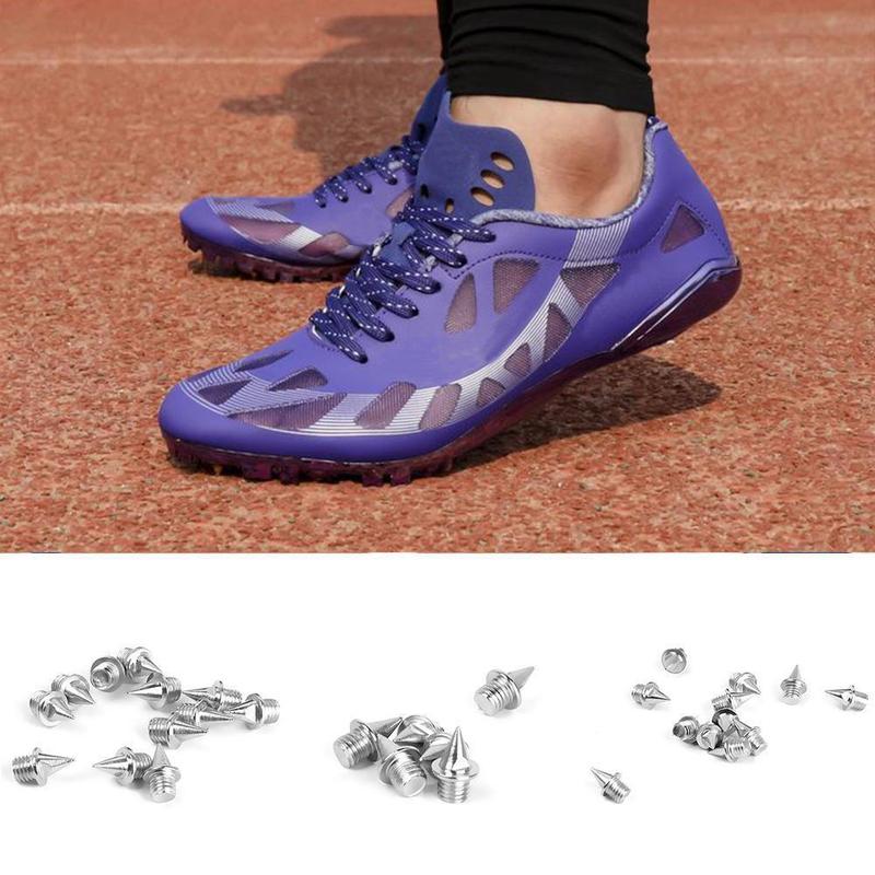 Product Introduction of 20pcs Track Field Shoe Spikes Running Shoe Nails Enhanced Grip Sports Accessories Pyramid X4R5 36