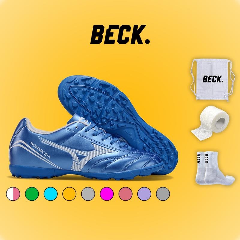 Giày Bóng Đá Mizuno Monarcida SOCCER BECK, Tặng Quà, Đế Đinh TF, Bám Sân, Các Phối Màu Sắc, Sân Cỏ Nhân Tạo
