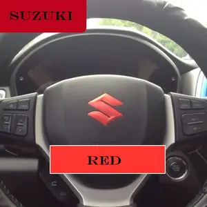 Stiker Tempel Stir Mobil Logo Suzuki Plastik Karbon Car