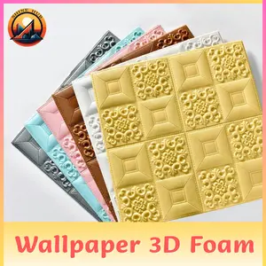 (70*70cm) Wallpaper 3D Stiker Dinding / Wallfoam dinding 3d / Wallpaper dinding kamarList dinding