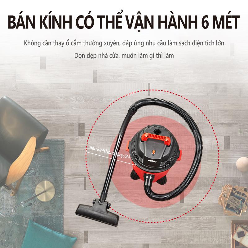 Máy hút bụi  chân không 15L dung tích thùng đựng công suất 1000W màng lọc mạnh mẽ tiếng ồn thấp hút bụi thổi gió 2
