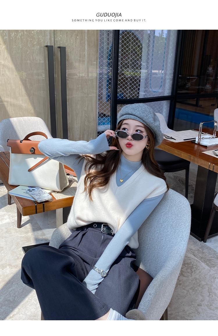 Product Introduction of Women's Knitwear Half Turtleneck Bottoming Shirt Classic Style Inner Wear Autumn and Winter Cashmere Sweater 2024 New Spring and Autumn Top 27