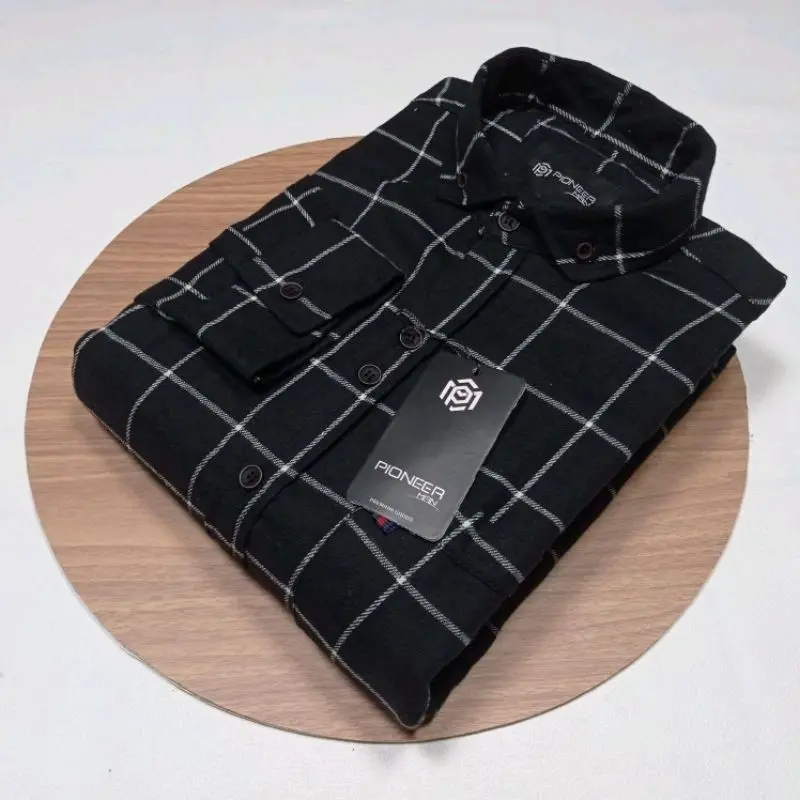 KEMEJA FLANEL LENGAN PANJANG PRIA WANITA UNISEX FLANNEL IMPORT MOTIF KOTAK KOTAK TERLARIS 2025 6