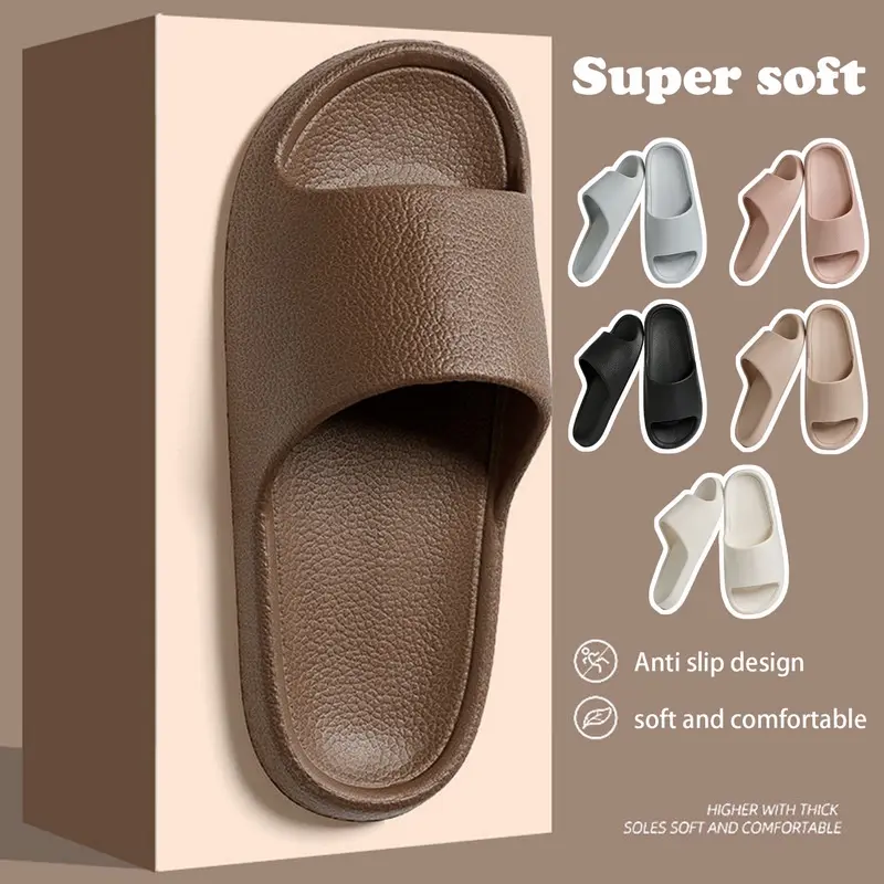 Home sandals and slippers for men and women, summer indoor living, family couple, bathroom bathing, non slip EVA slippers