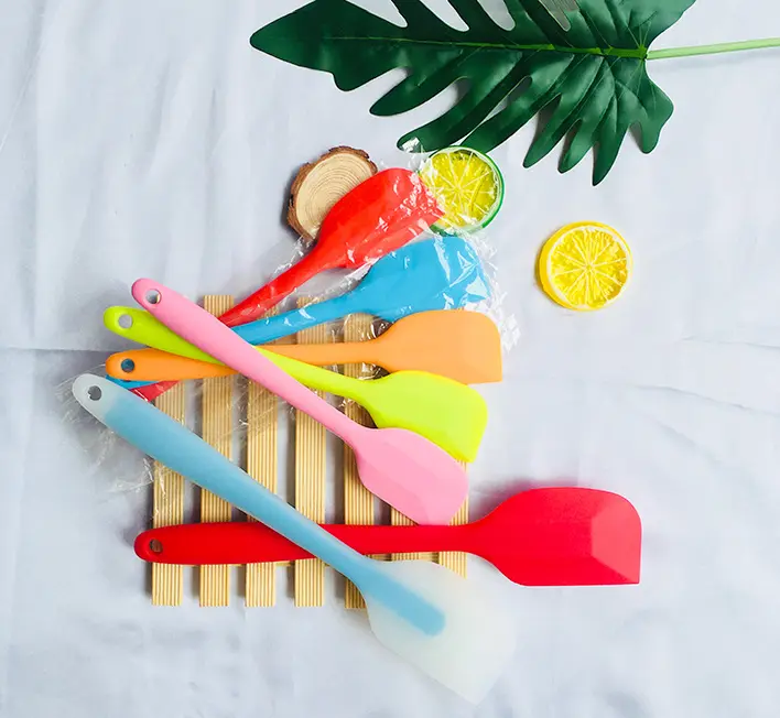BISA COD H5426 Spatula Masak Silikon / Spatula Silicon Tahan Panas / Spatula Masak / Spatula Pengaduk Adonan Kue Kitchenware Kuas 8