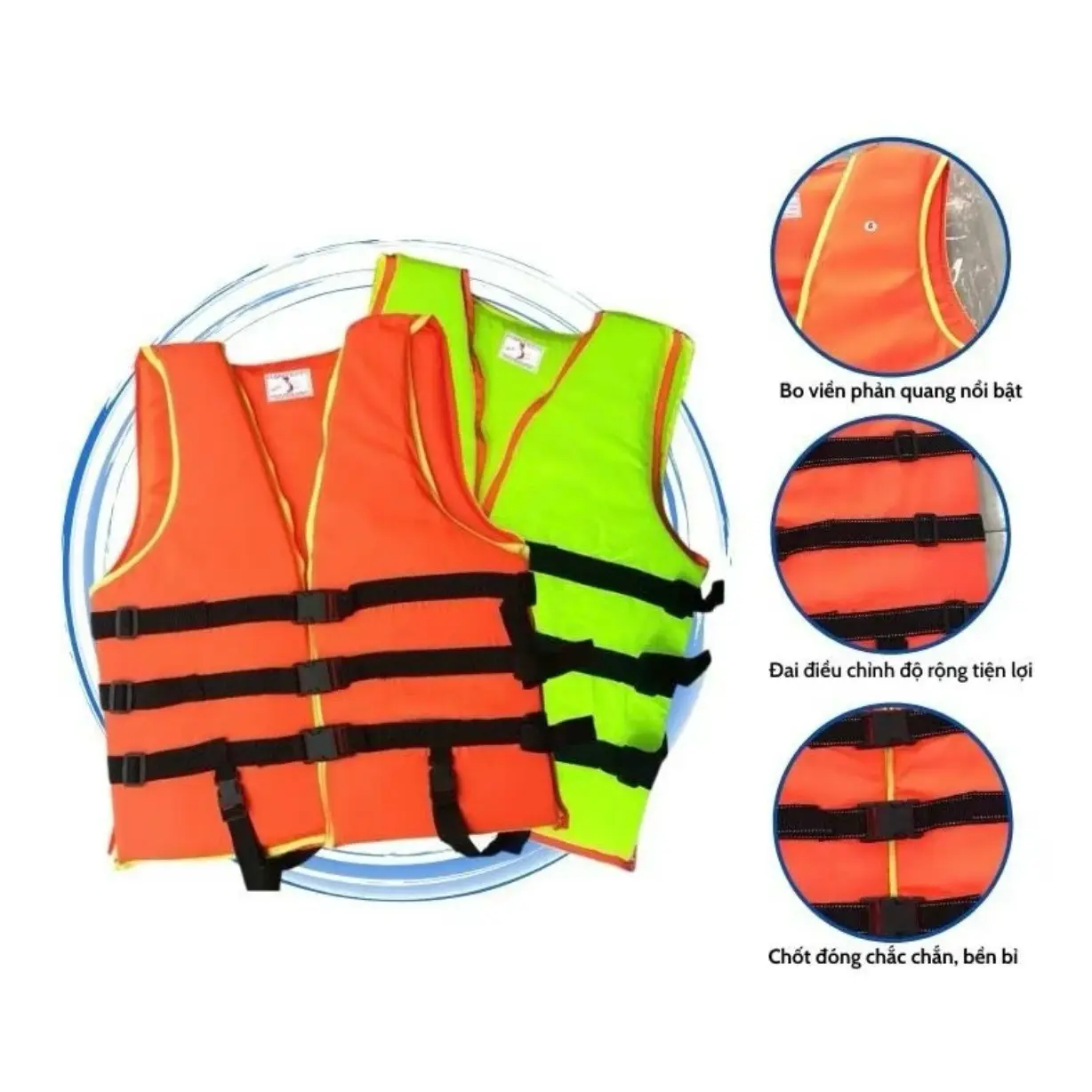 Áo Phao Bơi Cứu Hộ - Áo Phao Cứu Sinh dành cho cả trẻ em và người lớn. Từ Size 2 - 6. Rất cần thiết và an toàn trong mùa hè và mùa nước lũ.