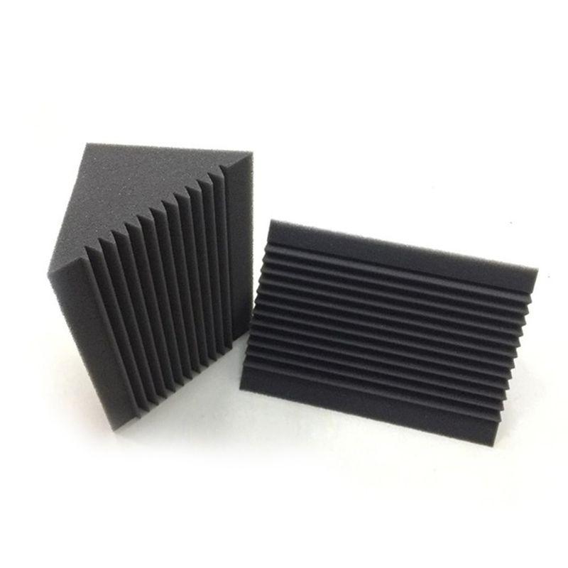 Xốp Acoustic, 6 CÁI, Màu than / đen, Bẫy BASS, Hấp Thụ Âm Thanh, Cách Âm…