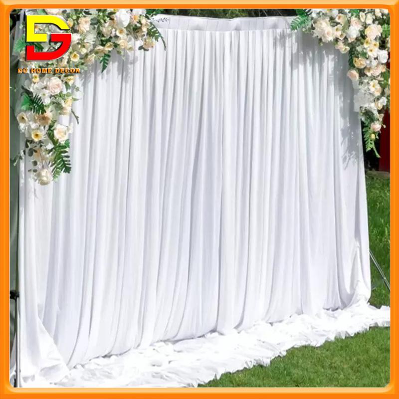 Rèm Vải Thun Lạnh Trang Trí Phông Rạp Cưới Rèm Vải 1m5 Decor - TikTok ...