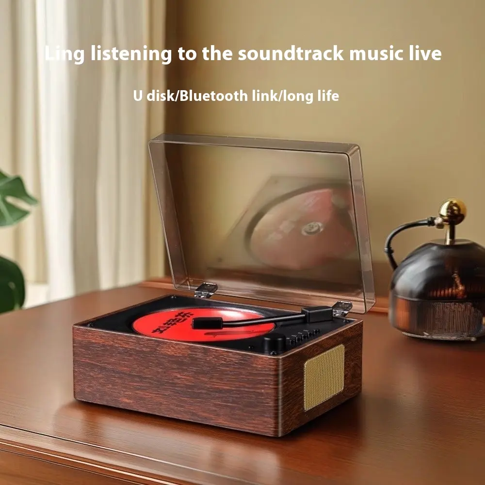 SL retro cd player album player bluetooth speaker music cd cd portable audio birthday gift