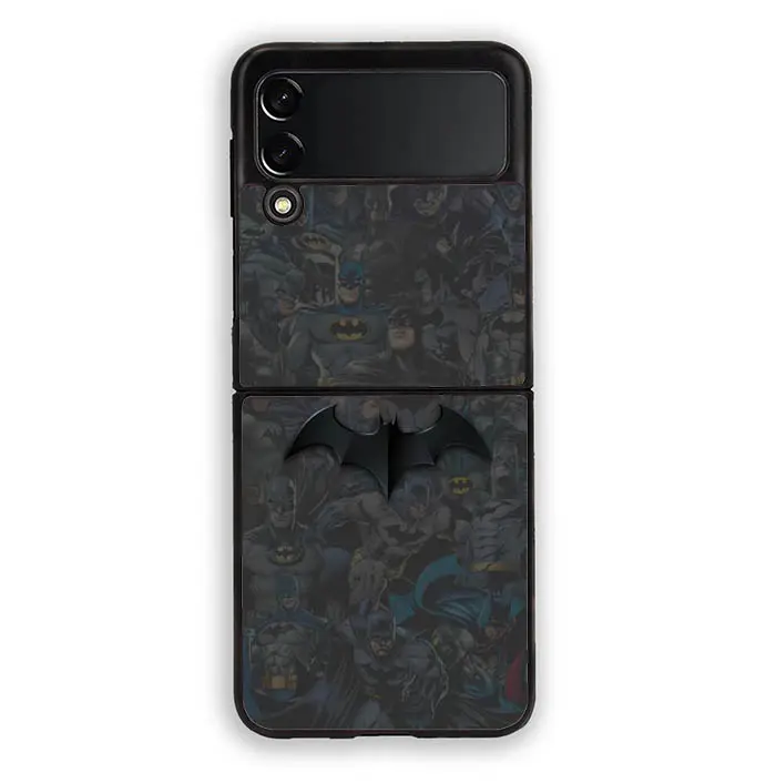 Hardcase Casing Case Sams*ng Galaxy Z Flip 3 4 5G Z Fold 3 4 5G Batman Logo AB1931