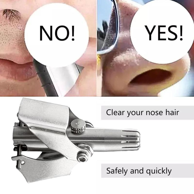 Mens Nose and Ear Hair Trimmer Precision Grooming Tool for Removing Unwanted Facial Hair T4O3 3