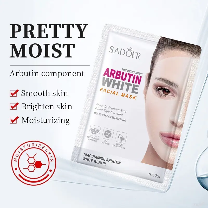 Mặt nạ trà xanh chống oxy hóa  Mặt nạ collagen Sadoer cung cấp protein, giữ ẩm, căng mịn, trắng sáng da. mặt  trị  mụn  giấy Nạ Ủ caudalie detox  mask combo  duong  trang 1