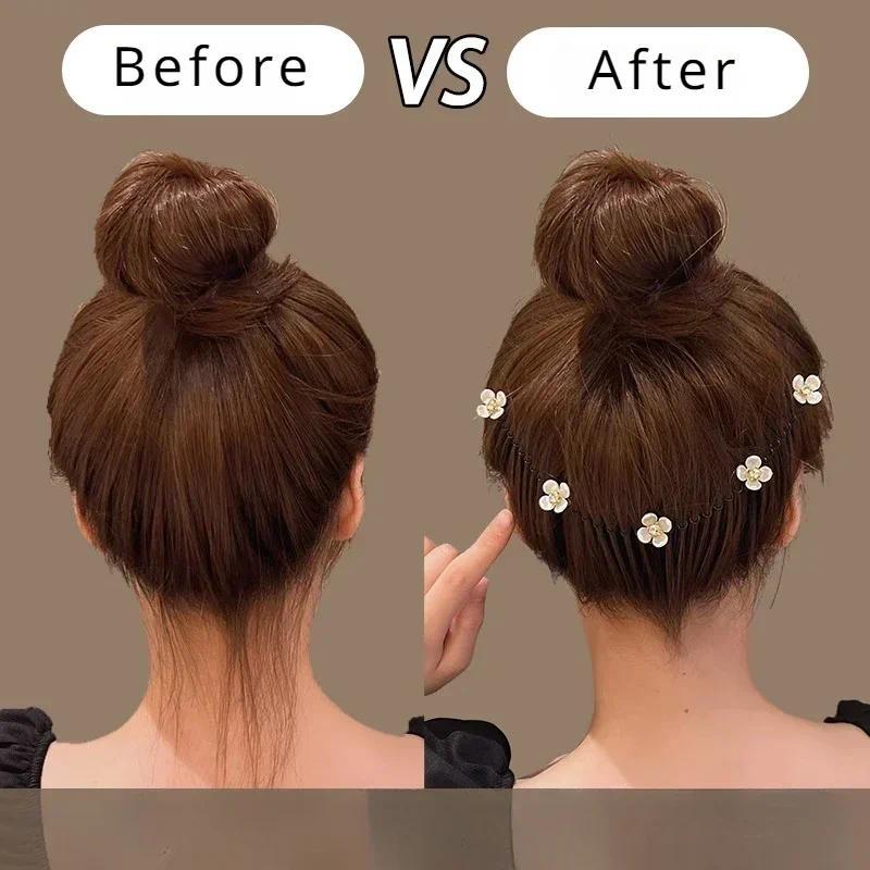 Product Introduction of Kẹp Lược Chải Tóc Dài Hoàn Thiện Tóc Con Ngọc Trai Hàn Quốc Cho Trẻ Em Băng Đô Kẹp Tóc Trẻ Em Phụ Kiện Cài Tóc Kim Loại Màu Đen 1