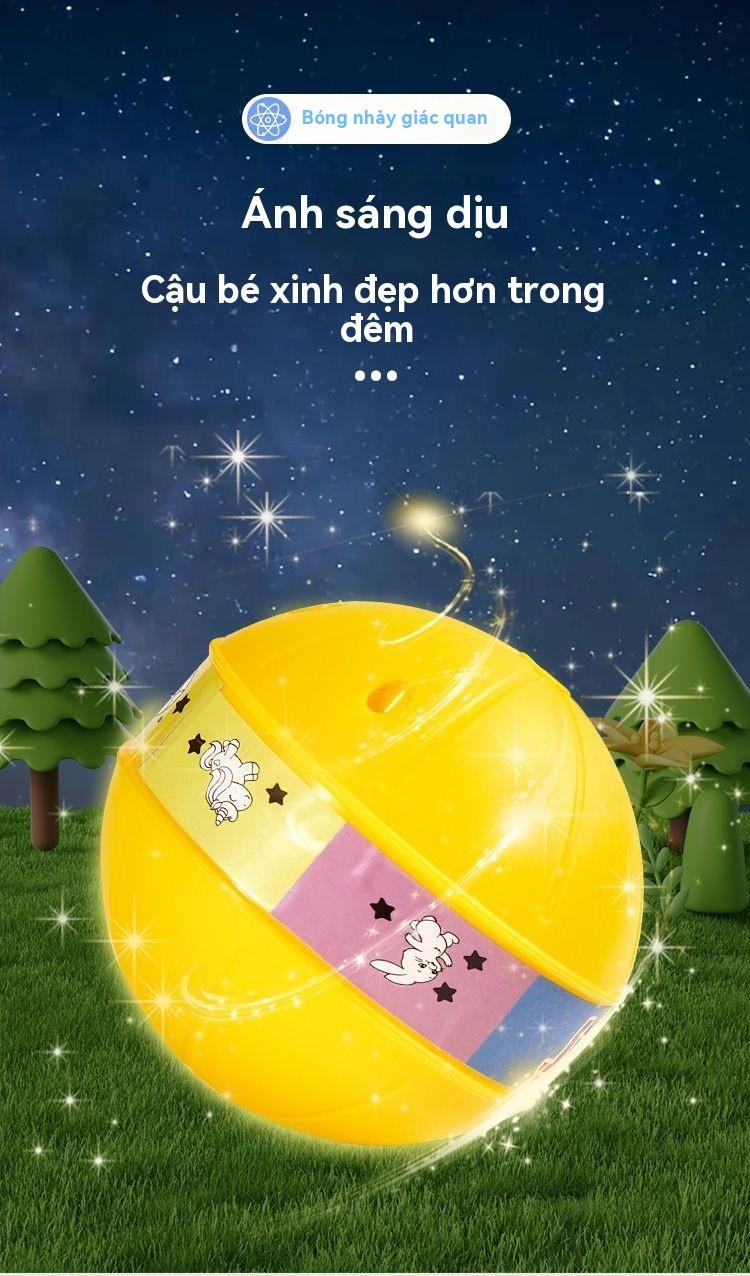 Product Introduction of Bóng nhảy phát sáng và đèn ngủ nhấp nháy cho trẻ em, Bộ hỗ trợ tập thể dục, Bóng ném một chân, Nhẫn tập thể dục chân, để tăng cường thể lực thể chất 7