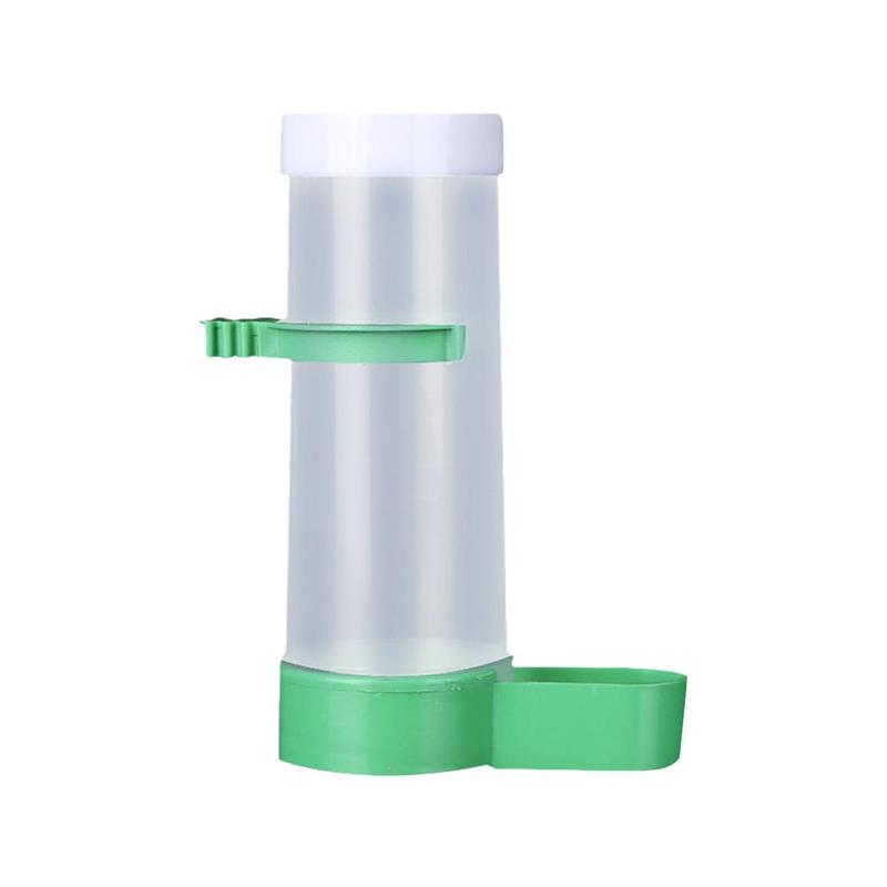 Product Introduction of Plastic Pigeon Parrot Birds Feeder Water Drinker Cup Double Cups Auto Pet Drinking Clear A0B1 35