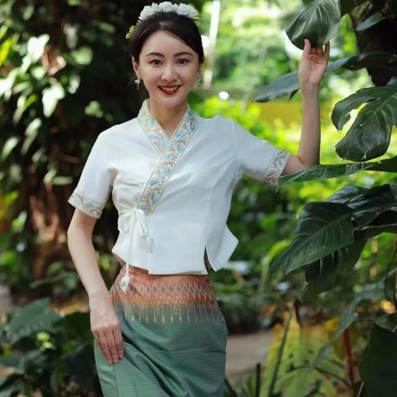 Product Introduction of 2024 Summer new Chinese style clothing fashion WOMEN'S wear set traditional long dress 14