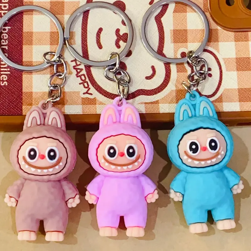 Móc Khóa Labubu Dễ Thương - Móc Khóa Labubu Bằng Silicon Ảnh Thật Shop Chụp 1