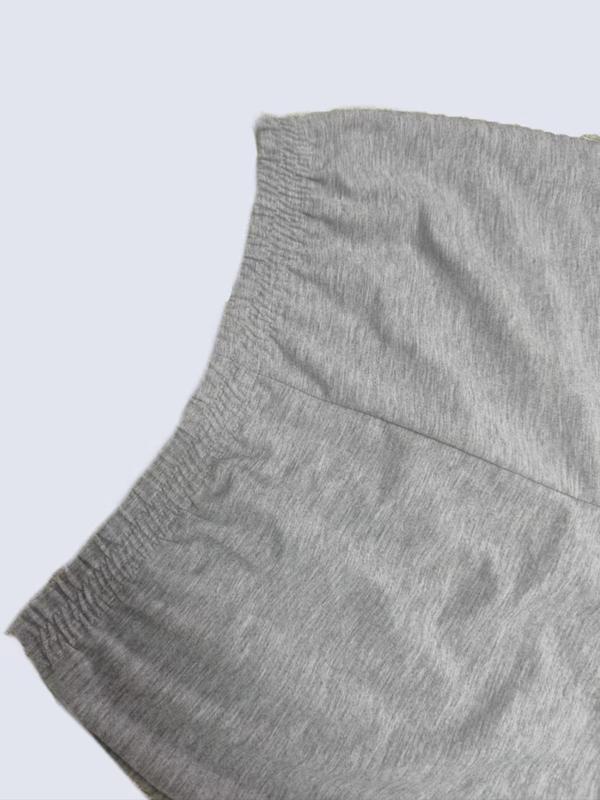 Women's Plain High Waist Skinny Shorts, Casual Elastic Waist Shorts for Summer, Ladies Bottoms for Daily Wear 3