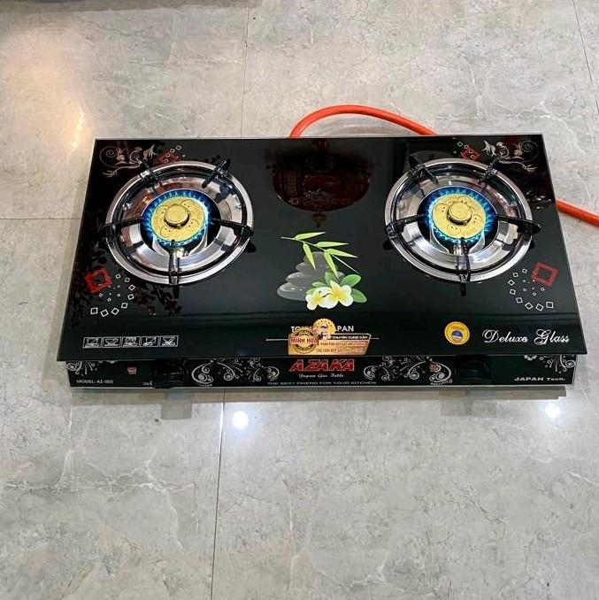 Bếp Gas Đôi Kính Dương Azaka giá rẻ hàng Việt Nam bán lấy đánh giá 5 sao
