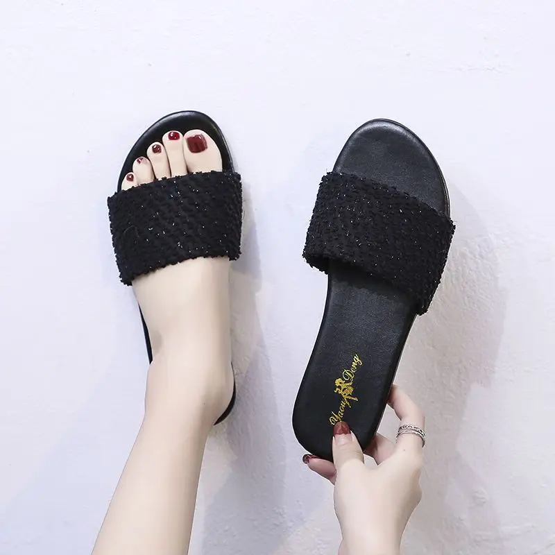 Dép Lê, Ngoại Cỡ, Dành Cho Nữ 41-43 Bàn Chân Rộng Mỡ, Thích Hợp Cho Cô Gái Béo, Dép Ngoài Trời Mùa Hè, Đế Mềm, Dép Chống Trượt, 42 DéP Slipper Women Có Quai 3
