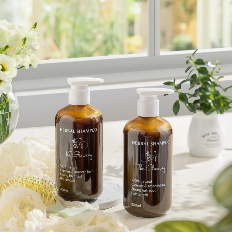 DẦU GỘI THẢO DƯỢC THE GLOWING ( Tặng kèm ủ tóc macca 50g )