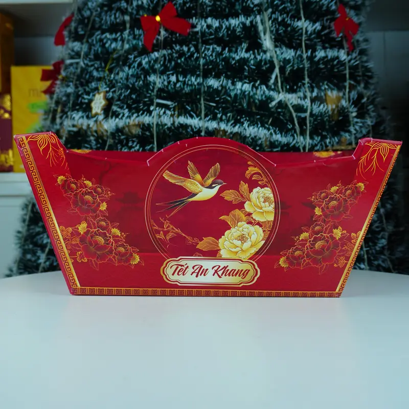 Giỏ thuyền phụ kiện gắn giỏ quà Tết đẹp và ý nghĩa 3