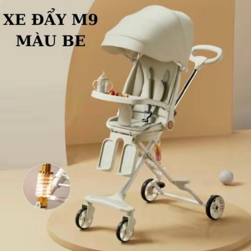 Xe đẩy M9 ,Xoay 2  chiều 3 Tư Thế Có Bàn Ăn Dặm mẫu mới 2024. Cho bé Voi kem đệm lót dayem xe  đẩy xe đẩy m9  mẫu mới