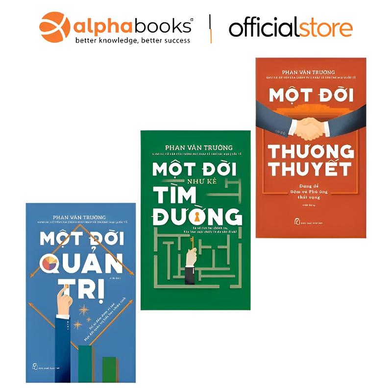 Sách - Lẻ/Combo Một Đời Như Kẻ Tìm Đường + Một Đời Quản Trị + Một Đời Thương Thuyết - NXB Trẻ - TOP 100
