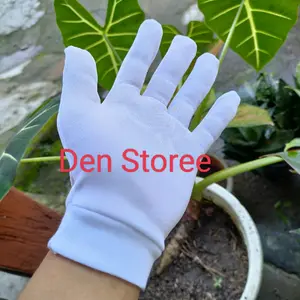 1 Pasang Sarung Tangan Paskribra Kaos tangan Paskibraka , TNI ,sarung tangan putih kaos tangan putih Pramuka ,Upacara  ,pernikahan dll Sarung Tangan Gloves