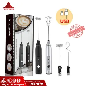 Alat Kocok Telur Elektrik Pengaduk Kopi Elektrik Cappuccino Maker Mini Electric Hand Mixer Pengocok Telur Pengaduk Telor / Milk Frother Mixer Kopi Milkshake Pengocok Minuman Pengaduk Coffee Latte Kopi Susu Hot Chocolate Machine Baterai Mesin Hand Mixer