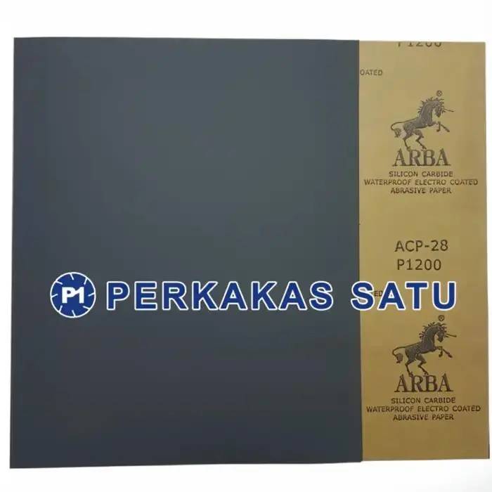 KERTAS PASIR #1200 AMPLAS GOSOK 1200 ARBA WATERPROOF LEMBARAN