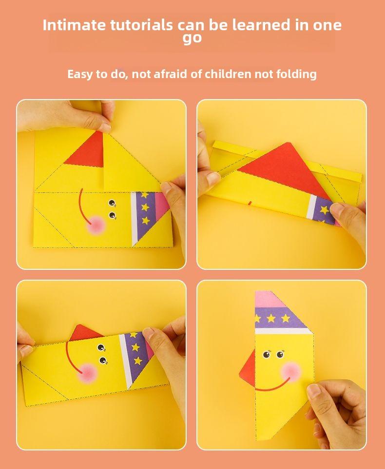 Product Introduction of Creative Origami Book 3D Paper Airplane Craft Kit For Kids Children Age 5-12 Educational STEM DIY Art Projects Step By Step Tutorials With Colorful Paper Sheets Indoor Rainy Day Activities Creative Fun Learning Toys 7
