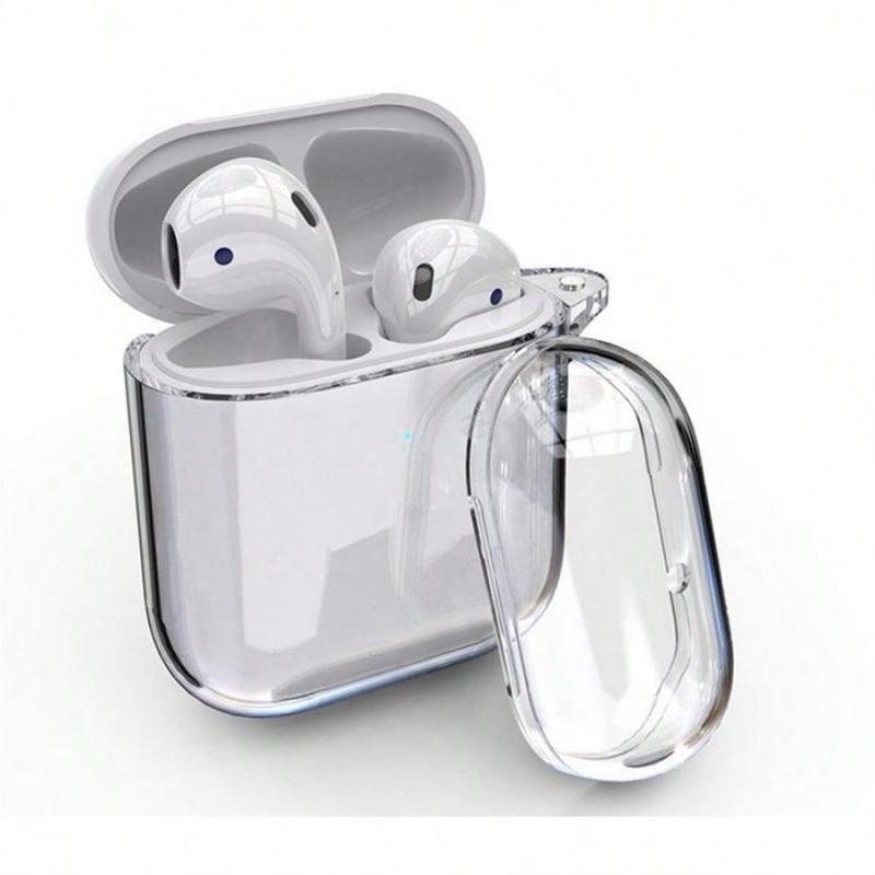 Clear Earphone Case, TPU Transparent Protective Cover, Earphone Protective Case Compatible with AirPods Series 3