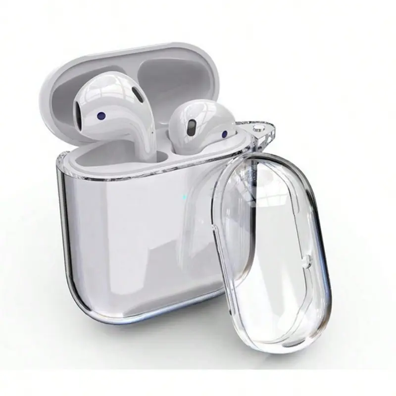Clear Earphone Case, TPU Transparent Protective Cover, Earphone Protective Case Compatible with AirPods Series 3
