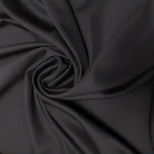 Bahan kain Abaya Arab, Bahan JASMINE jetblack formal black hitam pekat Satin