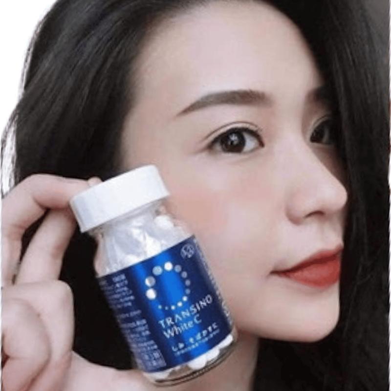 [TRANSINO] Hộp Xanh - Viên Uống Giúp Trắng Da 120 Viên Nhật Bản 4