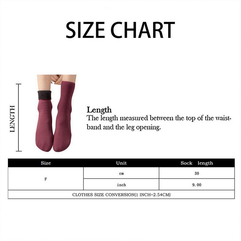 Product Introduction of Stokin Bulu Tebal, untuk Wanita pada Musim Sejuk, Memberikan Kehangatan, Sesuai untuk Lantai Rumah, Diperbuat daripada Kapas, Stokin Salji, Penebat Mewah dan Tebal, Selesa untuk Lelaki dan Wanita 1