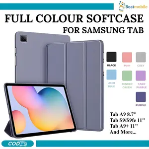 Case Full Colour Compatible for Samsung Galaxy A9 8.7 Inch S9/S9fe 11 Inch A9+ 11 Inch S9+ S10+ 12.4 SmartCase Auto Sleep And Wake Shockproof Cover
