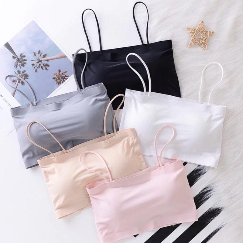 Combo 3 áo btra su trơn 2 dây học sinh / áo lót bra su trơn học sinh được chọn màu